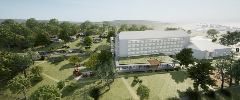 Vojenská zotavovna Dyje — modernizace a dostavba areálu